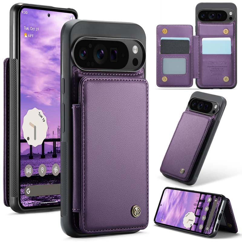 CaseMe Cardholder RFID Phone Case Purple