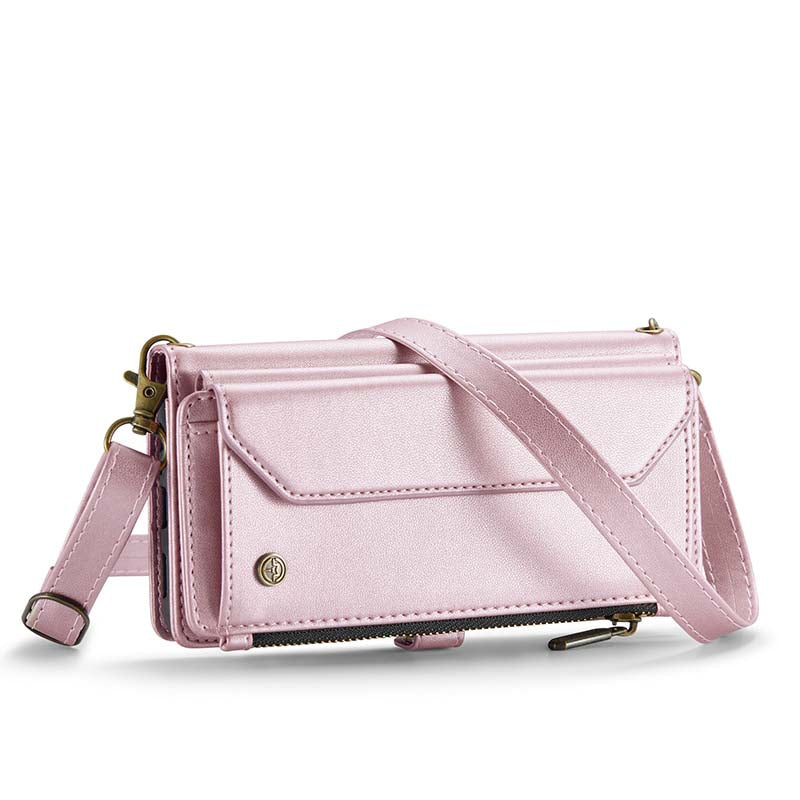 CaseMe Crossbody RFID Phone Bag Pink