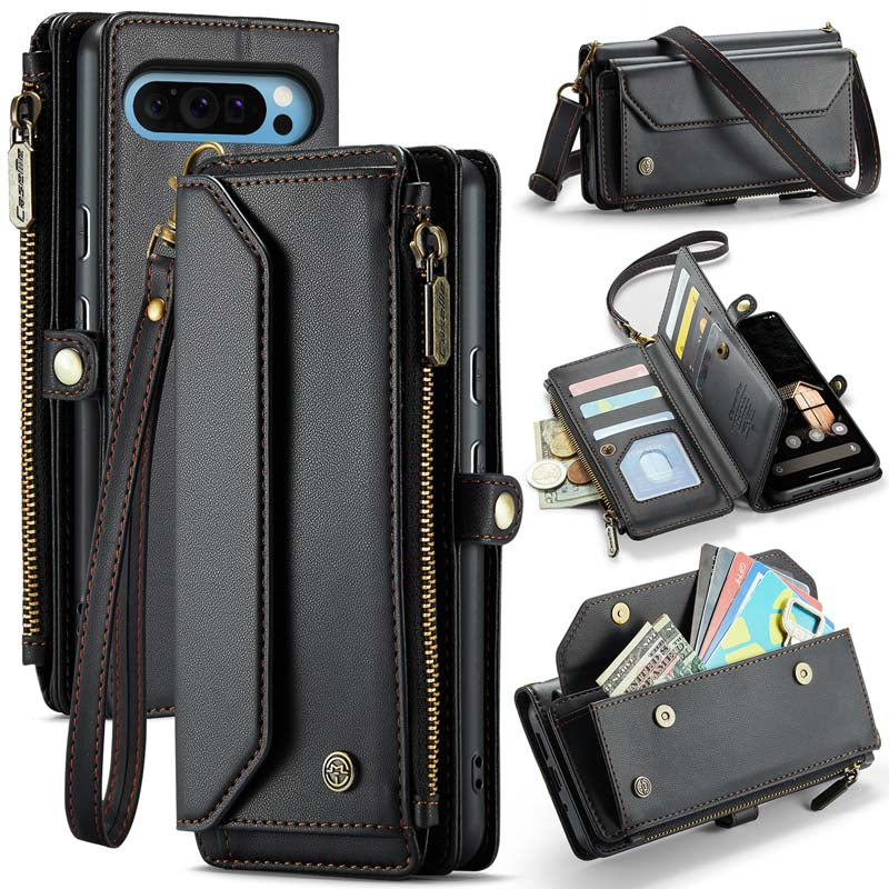 CaseMe Crossbody RFID Phone Bag Black