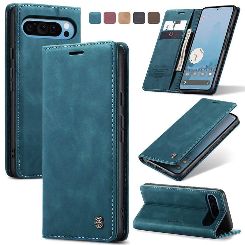 CaseMe Retro Wallet Case Green