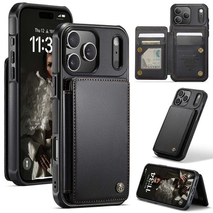 CaseMe Cardholder RFID Phone Case Black