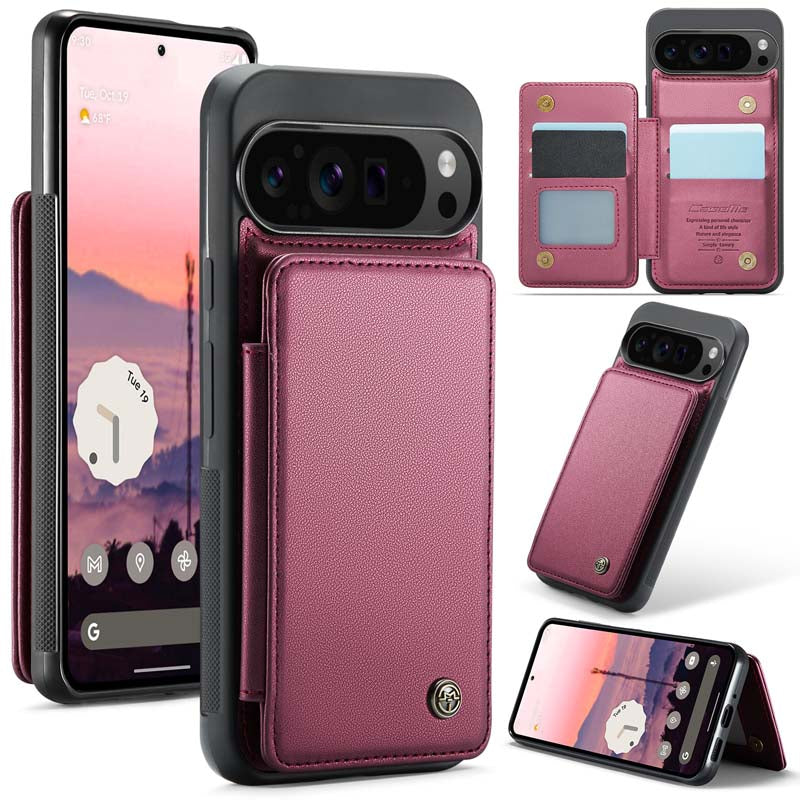 CaseMe Cardholder RFID Phone Case Red Wine