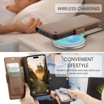 CaseMe RFID Wallet Case Brown