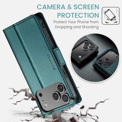 CaseMe RFID Wallet Case Green
