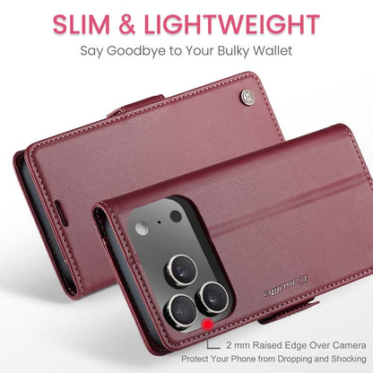 CaseMe RFID Wallet Case Red