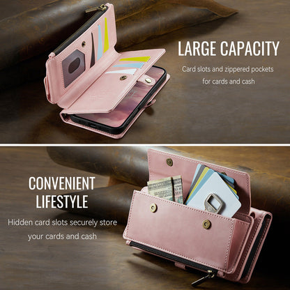 Caseme Crossbody Leather Wallet RFID Phone Case Pink