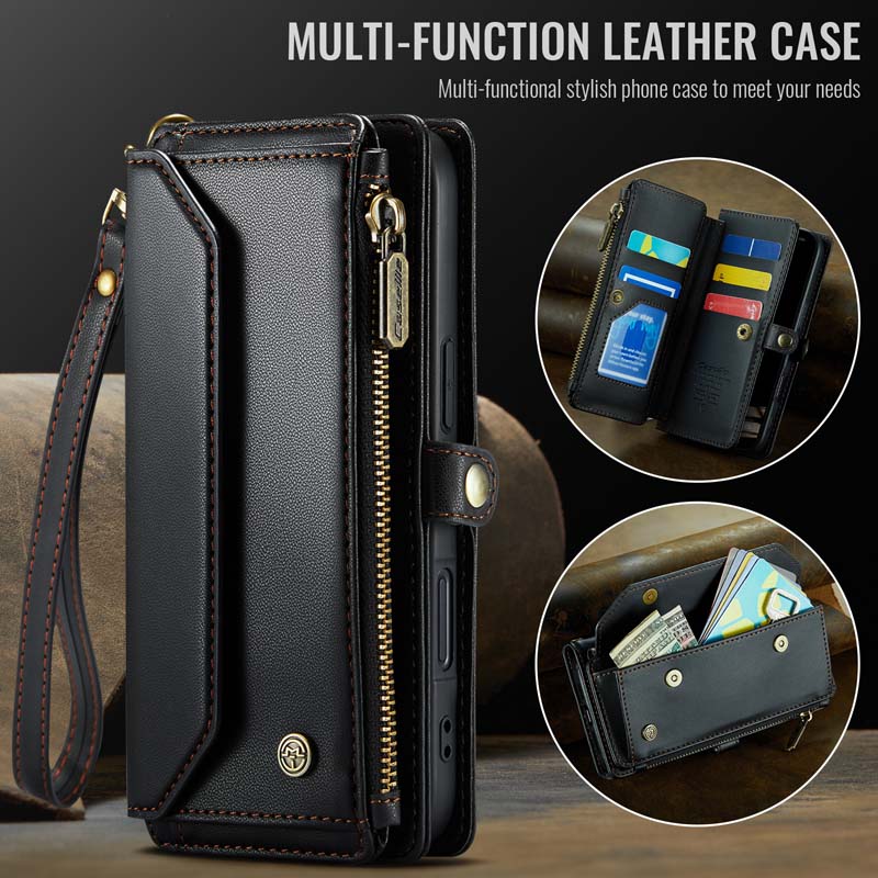 CaseMe Crossbody RFID Phone Bag Black