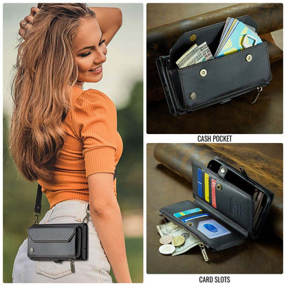 CaseMe Crossbody RFID Phone Bag Black