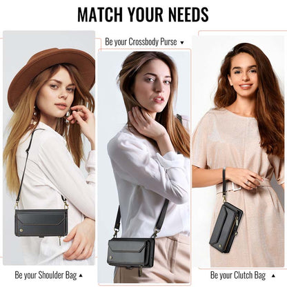 CaseMe Crossbody RFID Phone Bag Black