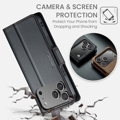 CaseMe RFID Wallet Case Black