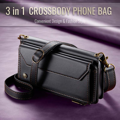 CaseMe Crossbody RFID Phone Bag Black