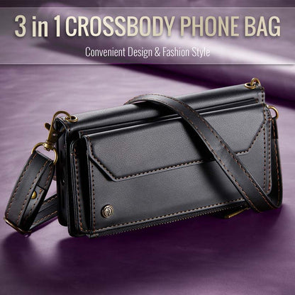 CaseMe Crossbody RFID Phone Bag Black