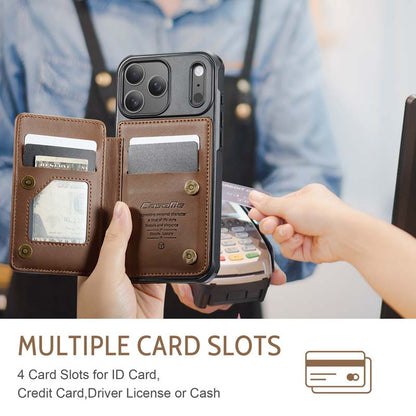 CaseMe Cardholder RFID Phone Case Brown