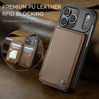 CaseMe Cardholder RFID Phone Case Brown