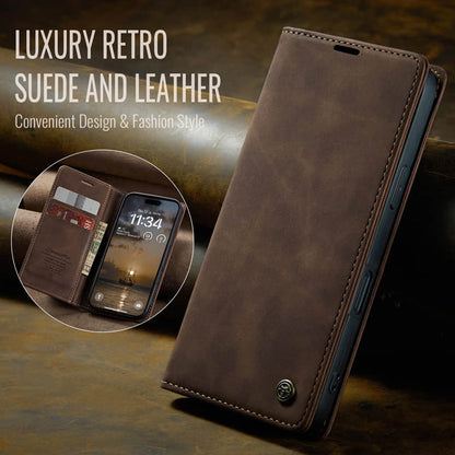 CaseMe Retro Wallet Case Coffee