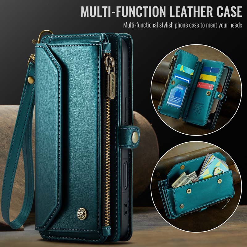 CaseMe Crossbody RFID Phone Bag Green