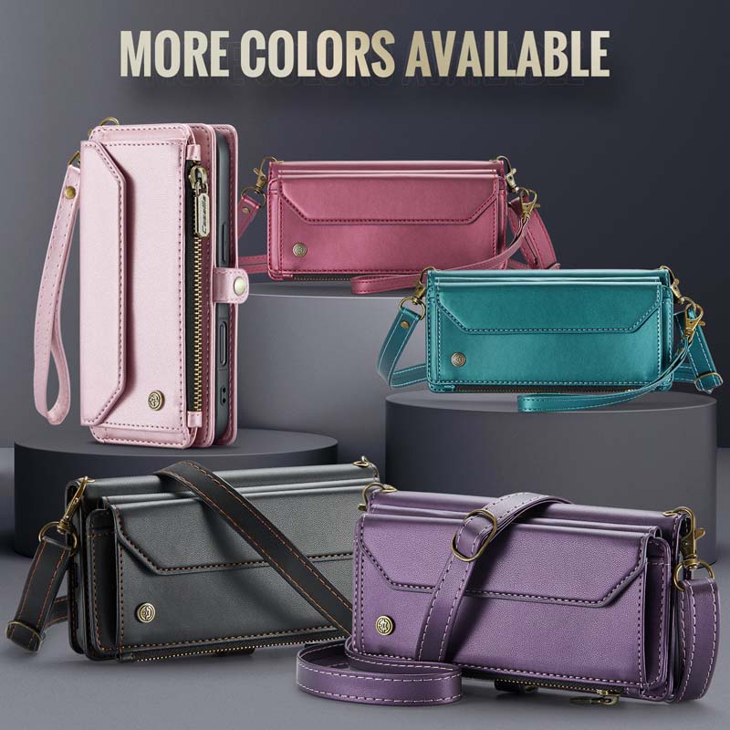 CaseMe Crossbody RFID Phone Bag Green