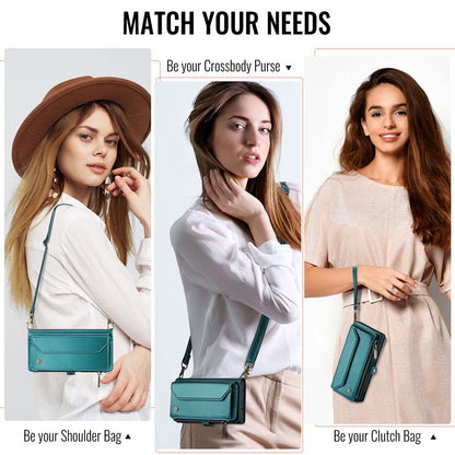 CaseMe Crossbody RFID Phone Bag Green