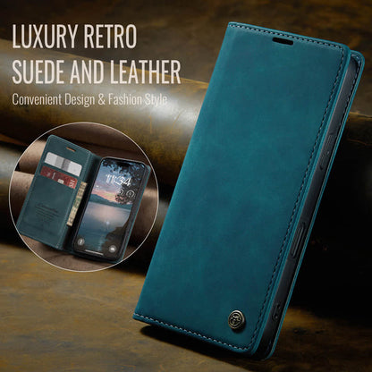 CaseMe Retro Wallet Case Green