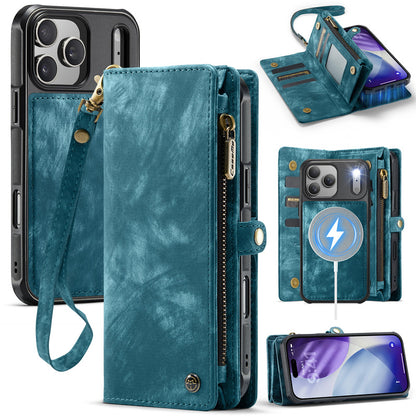 CaseMe Zipper Wallet Detachable Case Blue