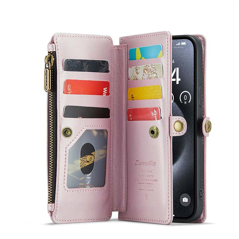 CaseMe Crossbody RFID Phone Bag Pink