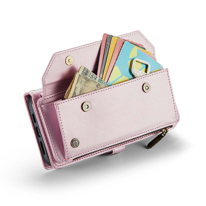 CaseMe Crossbody RFID Phone Bag Pink