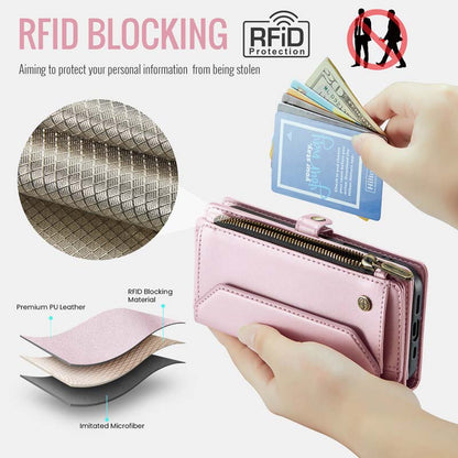 CaseMe Crossbody RFID Phone Bag Pink