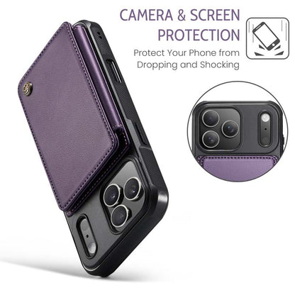 CaseMe Cardholder RFID Phone Case Purple