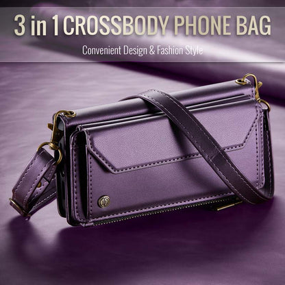 CaseMe Crossbody RFID Phone Bag Purple