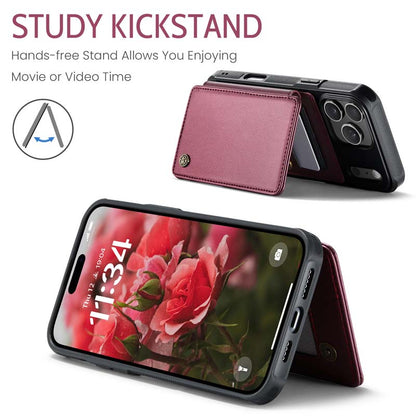 CaseMe Cardholder RFID Phone Case Red Wine