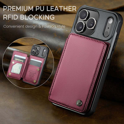 CaseMe Cardholder RFID Phone Case Red Wine