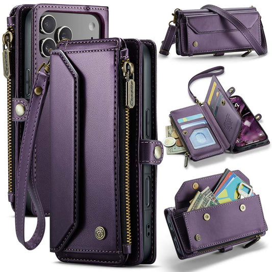 CaseMe Crossbody RFID Phone Bag Purple