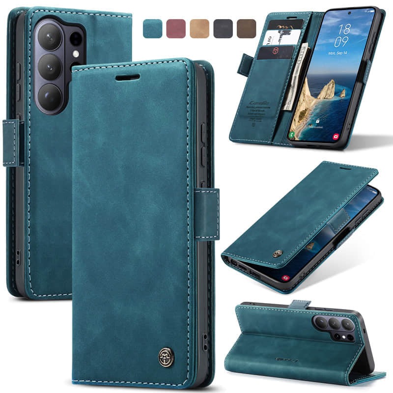 CaseMe Retro Wallet Case Green