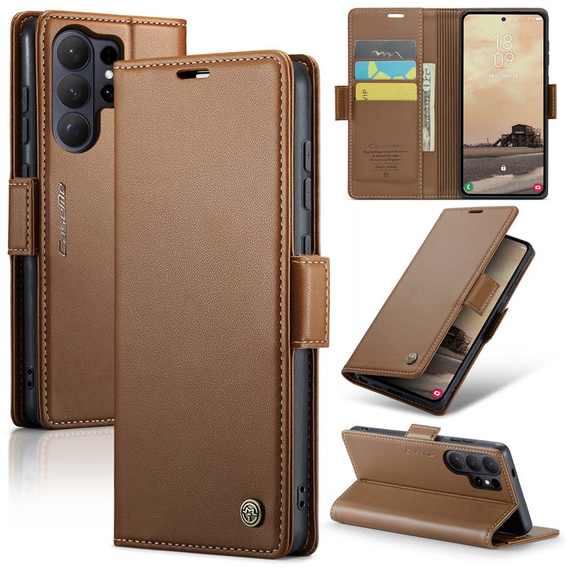 CaseMe RFID Wallet Case Brown