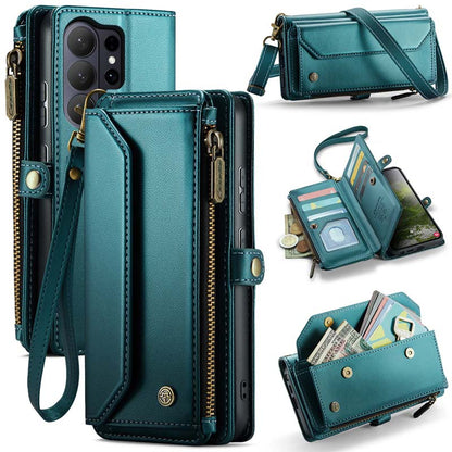 CaseMe Crossbody RFID Phone Bag Green