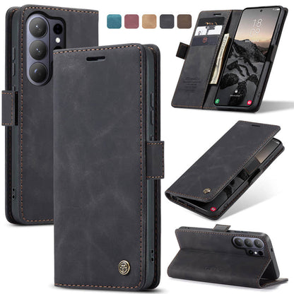 CaseMe Retro Wallet Case Black